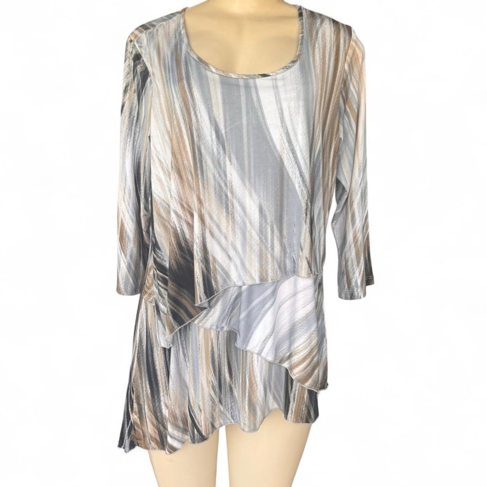 Chic Asymmetrical Women's Tunic